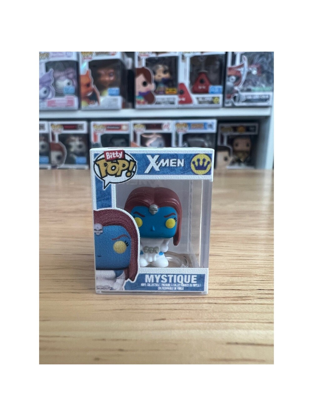 BITTY Mystique 1" Funko Pop #61 X-Men Marvel Comics Books Mutants '97 Disney
